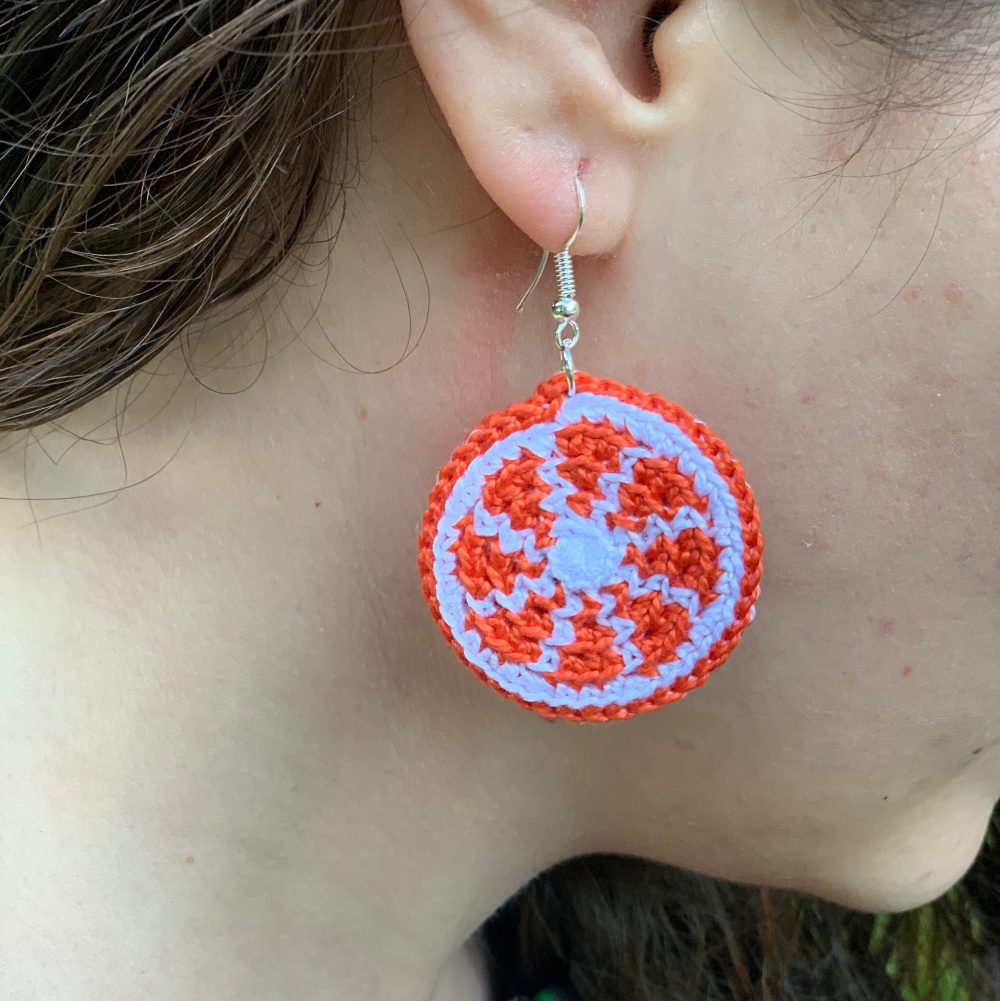 pendientes naranja1